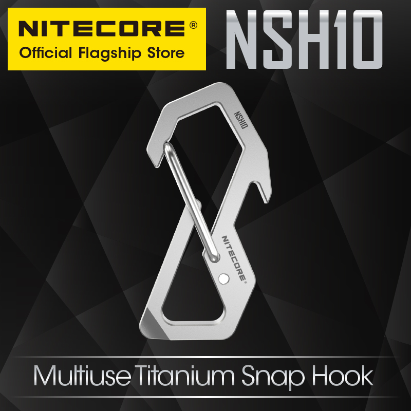 Edc Carry Pack - NITECORE NSH10 Multiuse Titanium Snap Hook