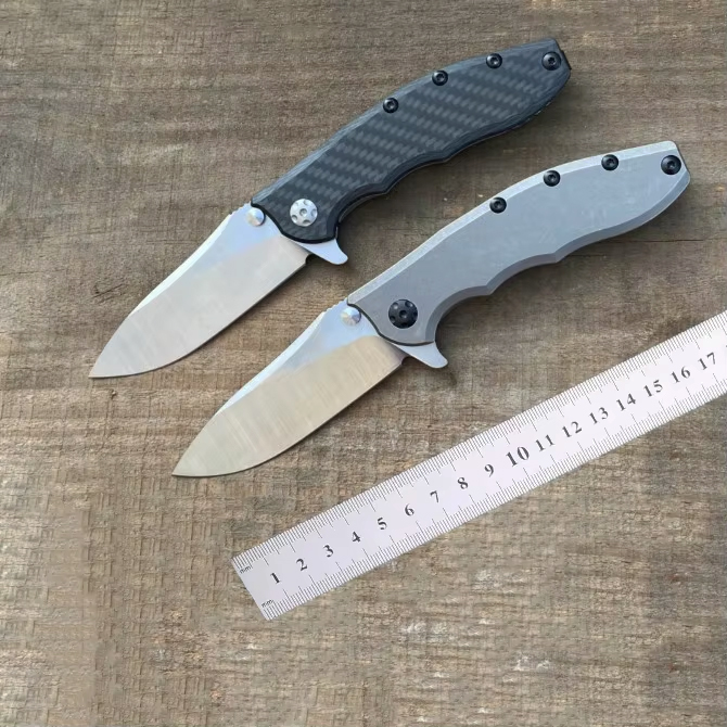Pocket Knife Ceramic - 0562CF 20CV Blade Ceramic Bearing Carbon