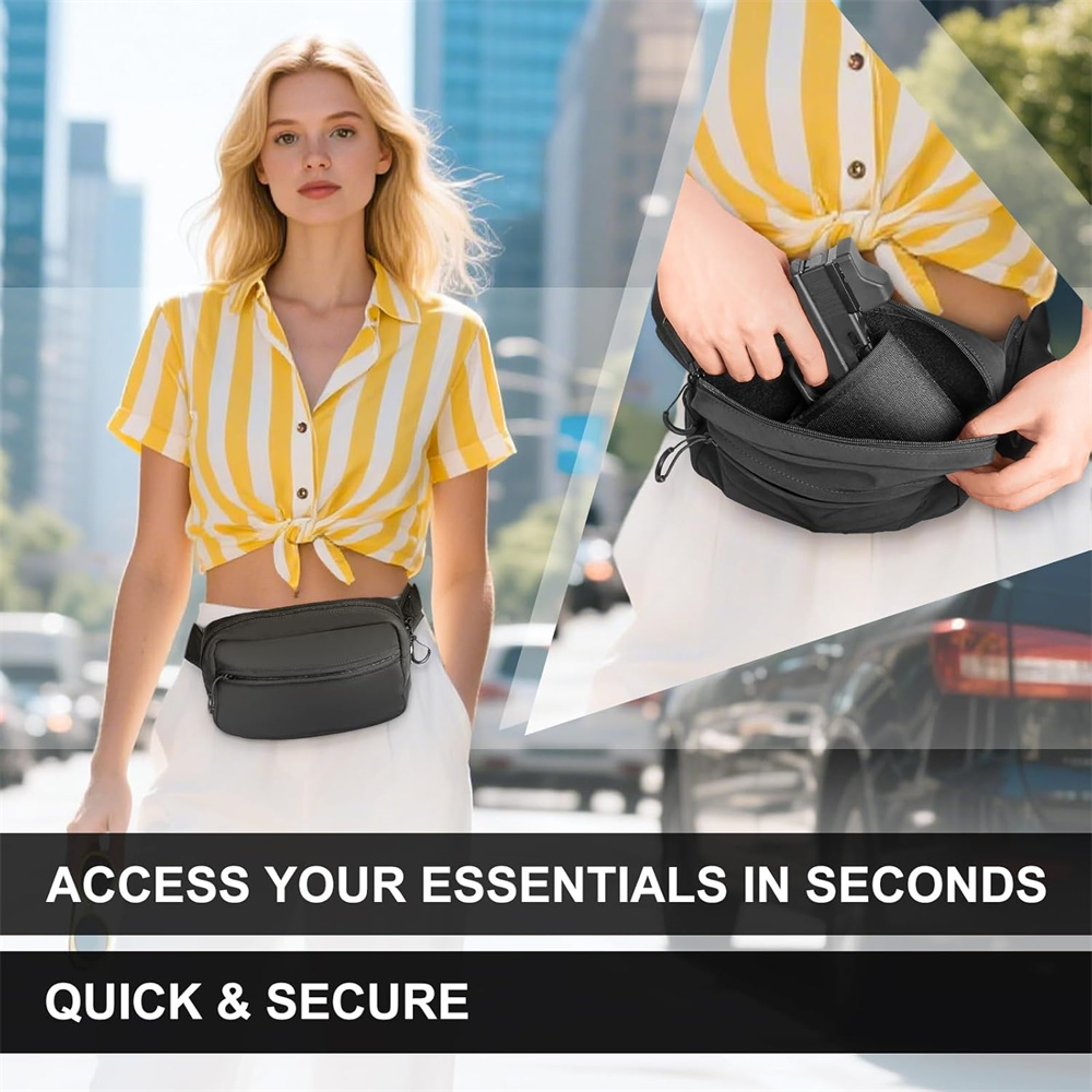 Concealed Carry Gun Bag Pistol - огляд і ціна Edc Concealed Carry Fanny Pack