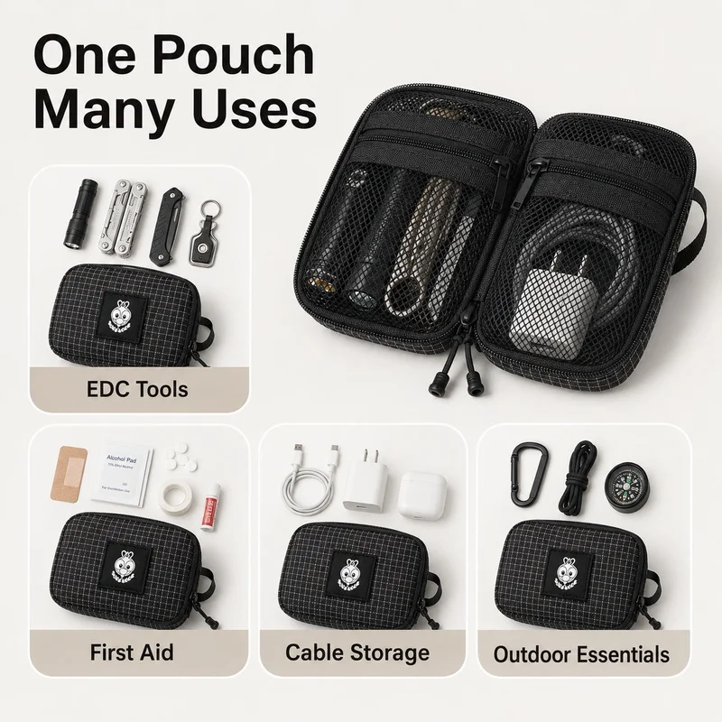 EDC Grid Fabric Organizer Pouc - огляд і ціна Edc Carry Pocket Pouch