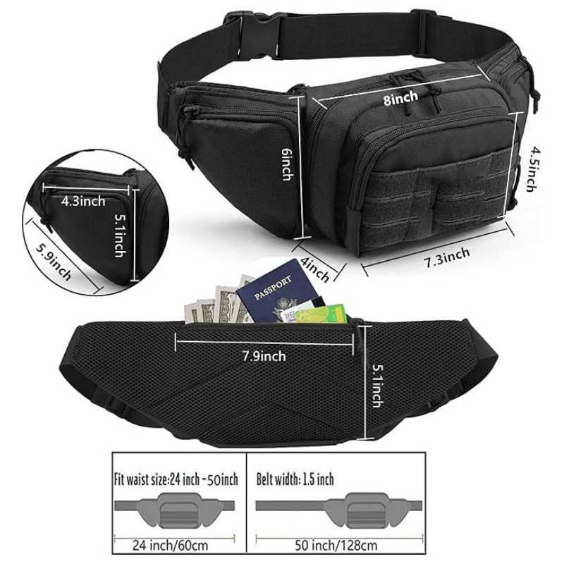 Fanny Pack Waterproof Molle ED - огляд і ціна Edc Concealed Carry Fanny Pack