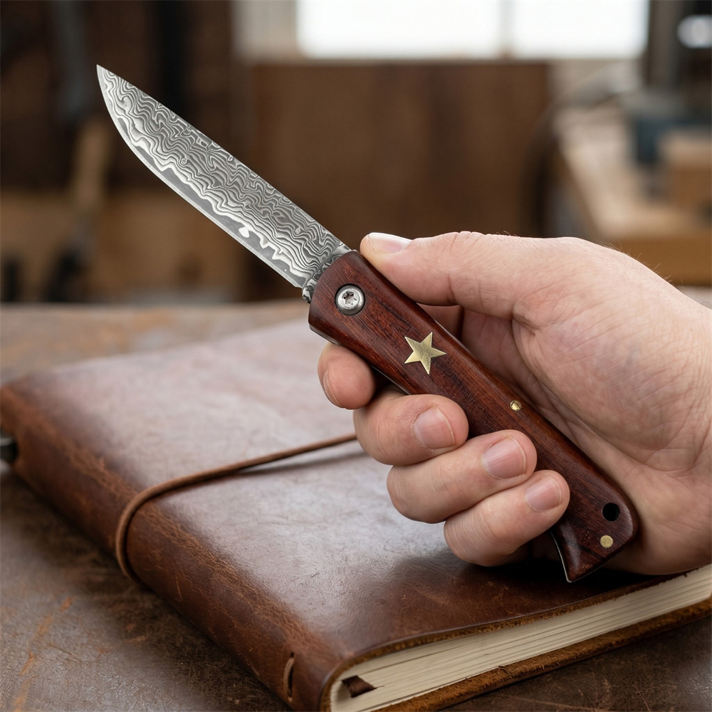 Compact Outdoor Survival Damas - огляд і ціна Edc Pocket Carry Fixed Blade